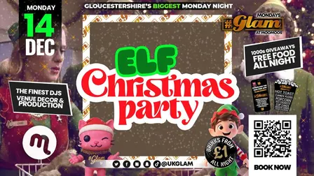 Glam Cheltenham - ELF CHRISTMAS PARTY! 🧝🏻🧝🏾‍♀️ £1 Drinks AL NIGHT! ❤️‍🔥