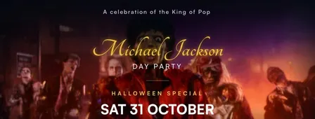 Michael Jackson Day Party - Halloween ⭐ TICKET LINK IN BIO