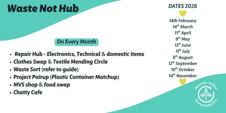 Waste Not Hub - 2nd Saturday of the Month!