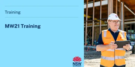 MW21 standard form contract training