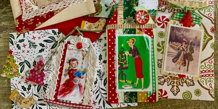 Vintage Festive Card Making with Cherie