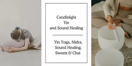 Candlelight Yin and Sound Healing With Carla & Dale