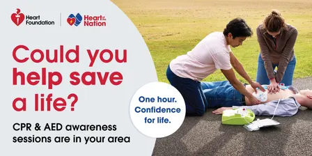 CPR & AED Awareness North Sydney 10 October 2026