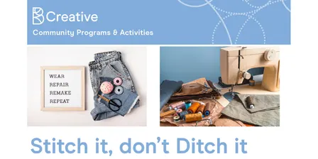 Stitch it, Don't ditch it!