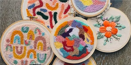 Punch Needle Embroidery with Natalia