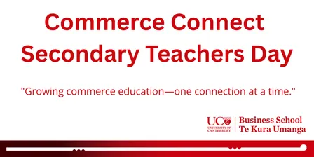 Commerce Connect Secondary Teachers Day 2026