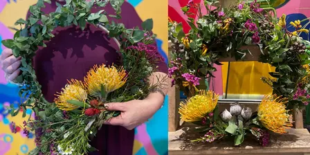 Festive Native Floral Wreaths with Robyn