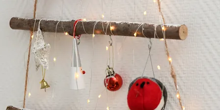 Hanging Christmas Tree Workshop with Glass of Bubbles on Arrival