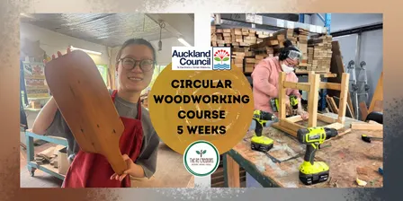 5 Week Circular Woodworking, The ReCreators Green Space, Monday  12 Oct to 16 Nov( no class on 26 October) , 10 am - 1pm