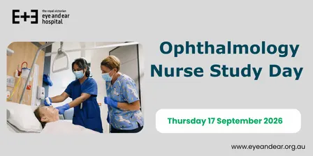 Ophthalmology (Foundations) Nurse Study Day - Royal Victorian Eye and Ear Hospital September 2026