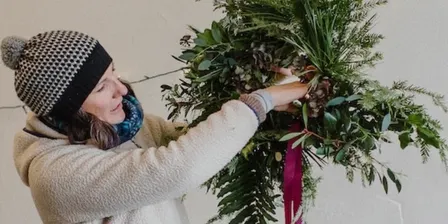 Christmas Wreath Workshop with The Garden Gate Flower Co