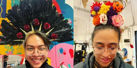 Halloween Headdresses and Floral Crowns with Robyn