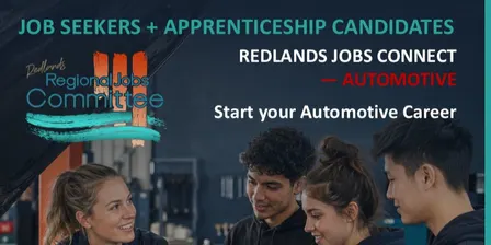 Redlands Jobs Connect – Automotive (Job Seekers & Apprenticeship Candidates)