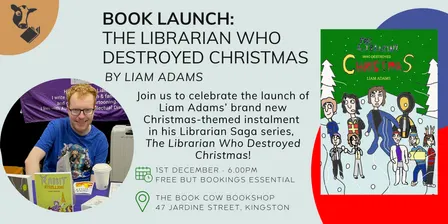 Book Launch: The Librarian Who Destroyed Christmas by Liam Adams