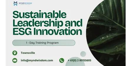 Sustainable Leadership & ESG Innovation | 1 Day Training in Townsville
