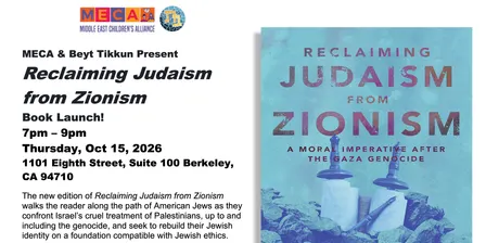 Reclaiming Judaism from Zionism - Book Launch