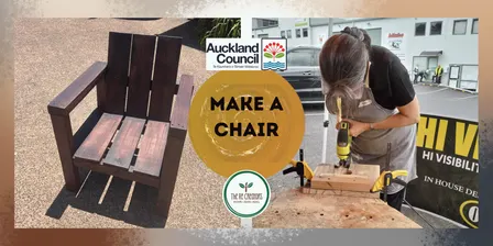 Make an Outdoor Chair: Power Tools 101, The ReCreators Green Space,  Saturday 26th September, 10am-4pm