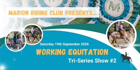 Marion Riding Club Working Equitation Tri-Series Show # 2