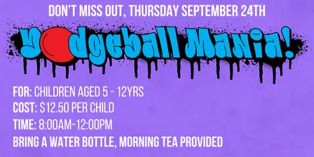 Dodgeball Mania Thursday 24th September 2026