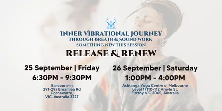 Inner Vibrational Journey through Breath & Sound Work