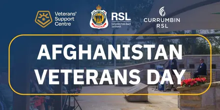 Afghanistan Veterans Day Commemorative Service & Casual Lunch