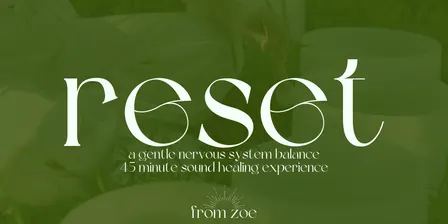 Reset - Sound Healing Experience