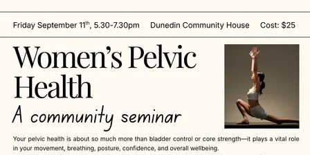 Women's Pelvic Health: A Community Seminar