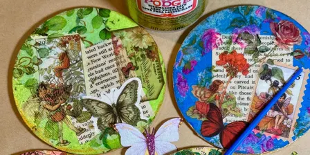 Enchanted Storybook - Decoupage Coasters with Cherie