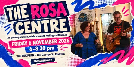 An evening of music & celebration with The Rosa Centre