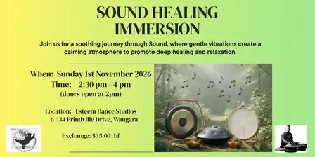 Sound Healing Journey Wangara Sunday 1st November 26
