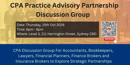 CPA Australia Discussion Group: Practice Advisory Partnership Network