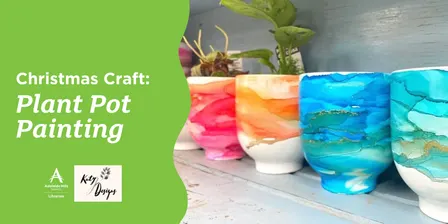 Christmas Craft: Plant Pot Painting