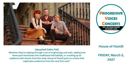 House of Hamill - presented by Progressive Voices Concerts