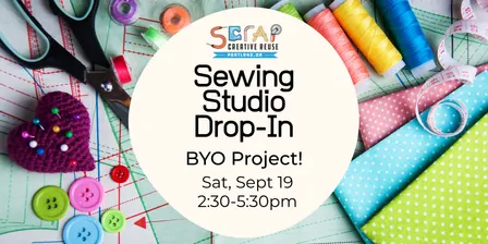 Sept 19 | 🪡 Sewing Studio Drop In 🪡