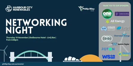 Harbour City Renewables - Networking Night