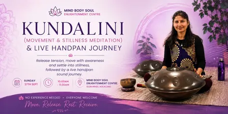Kundalini (Movement & Release Meditation) & Live Handpan Journey