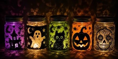 Fright Lights: Halloween Glow Jars Workshop