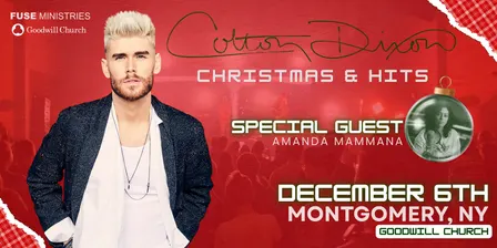 Colton Dixon Christmas & Hits with special guest Amanda Mammana-Montgomery, NY