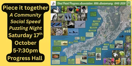 Piece It Together Coal Point-A Community Speed Puzzling Night