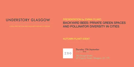 Backyard Bees: Private Green Spaces and Pollinator Diversity in Cities