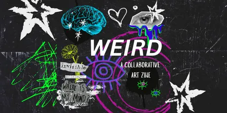 WEIRD: a collaborative art zine workshop