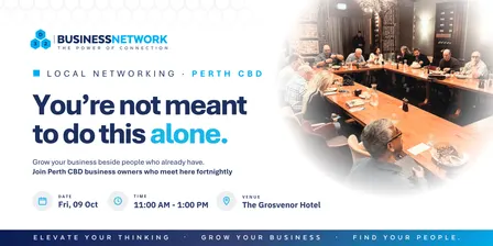 D32 Business Networking - Perth CBD - Fri 09 Oct