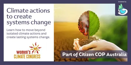 Climate Actions to Create Systems Change Sydney - Citizen COP 2026