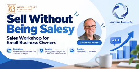 Sell Without Being Salesy: Sales Workshop for Small Business Owners