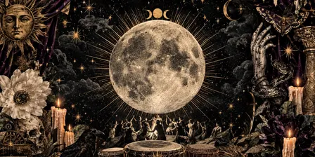 Full Moon Gathering & Drum Circle: Gothic Glam