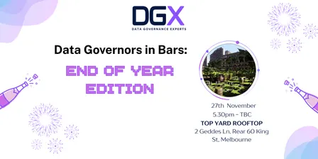 Data Governors in Bars: End of Year Edition