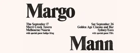 Margo Mann (Solo) live at Golden Age Cinema