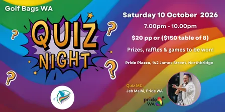 Golf Bags WA Fundraiser Quiz Night 2026