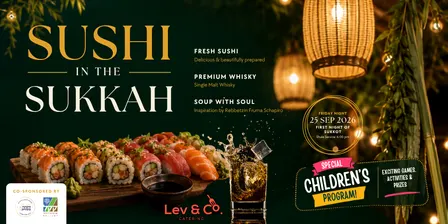 Sushi in the Sukkah 2026
