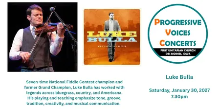 Luke Bulla - presented by Progressive Voices Concerts